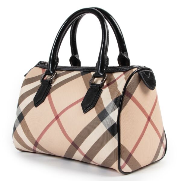 Burberry Nova Check Boston Top Handle