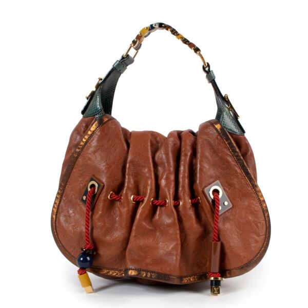 Louis Vuitton Limited Edition Masala Brown Epices Monogram Leather Kalahari GM Shoulder Bag  for the best price at Labellov secondhand luxury