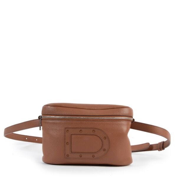 Delvaux Cognac Belt Bag 