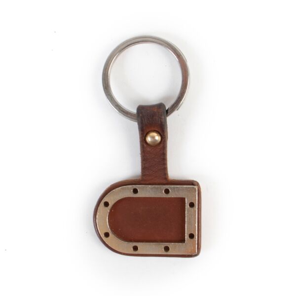 Delvaux Brown Key Chain 