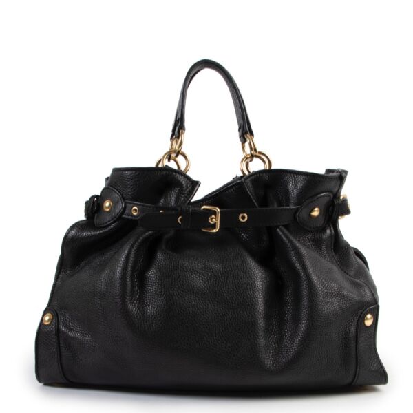 Buy an authentic second hand Miu Miu Black Shoulder Bag at Labellov 
