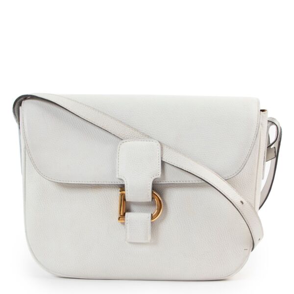 Buy an authentic second hand Delvaux White Leather Crossbody at Labellov