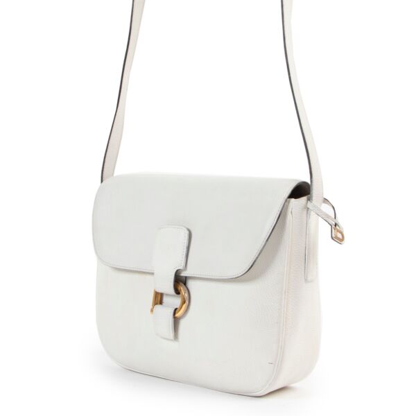 Delvaux White Leather Crossbody