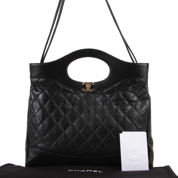 Chanel Black Chanel 31 Shopping Bag