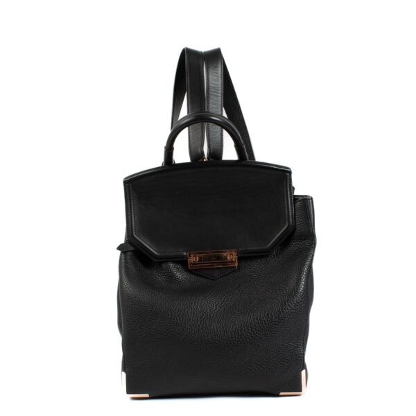 Alexander Wang Black Prisma Skeletal Backpack