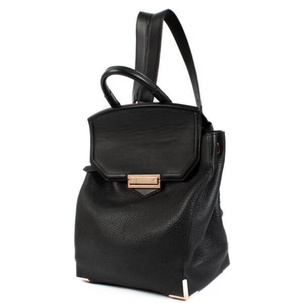 Alexander Wang Black Prisma Skeletal Backpack
