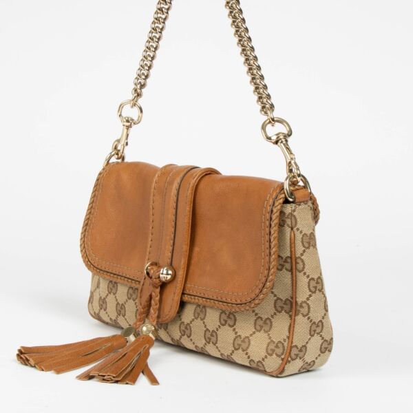Gucci GG Canvas Marrakech Chain Clutch
