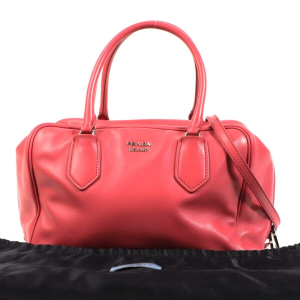 Prada Pink Nappa Small Inside Bag