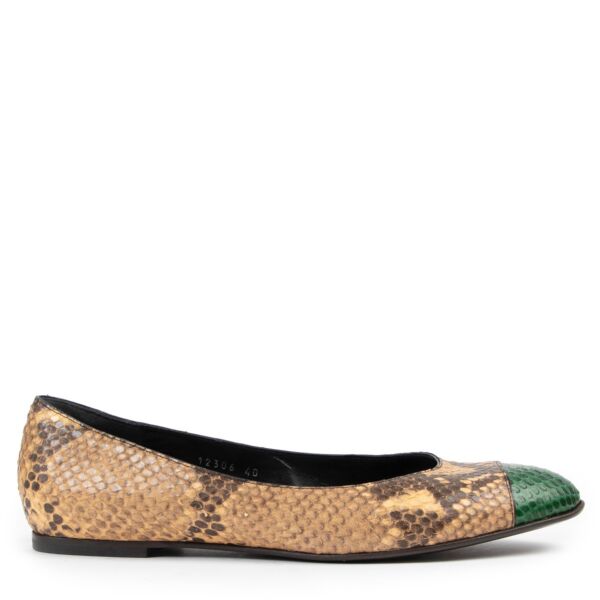 Buy authentic pair of  second hand Dries Van Noten Python Loafers size 40 at Labellov