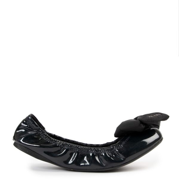 Prada Green Patent Ballerinas- size 40