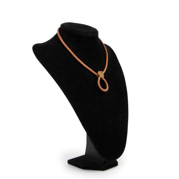 Delvaux Cognac Necklace