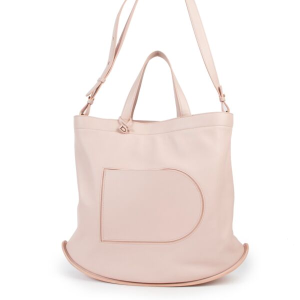Delvaux Soft Pink Pin Cabas Tote Bag