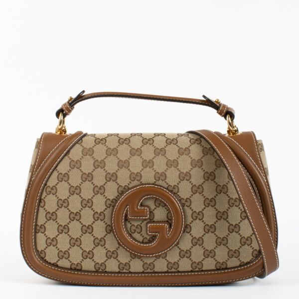 Gucci GG Canvas Medium Blondie Bag