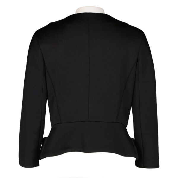 Christian Dior Black Cropped New Look Jacket - Size F38