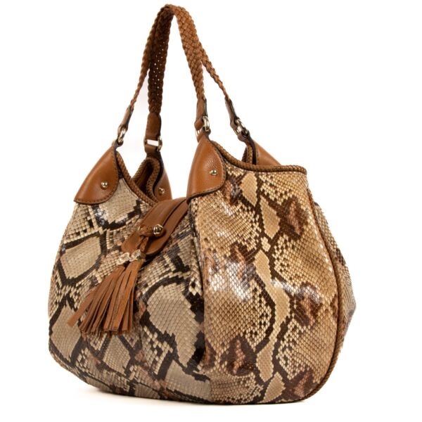 Gucci Python Marrakech Hobo Bag
