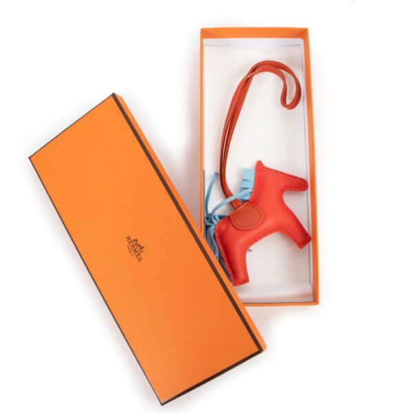 Hermès Rodéo PM Red/Blue Bag Charm