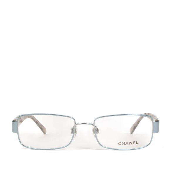Shop safe online at Labellov these 100% authentic second hand Chanel Blue 2062 Optical Glasses
