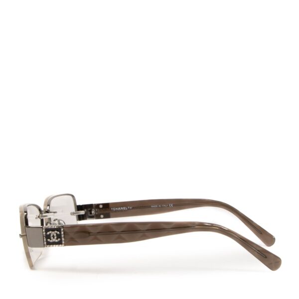 Chanel Grey 2065 CC Quilting Optical Glasses