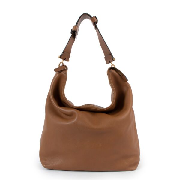 Marni Camel Leather Hobo Bag