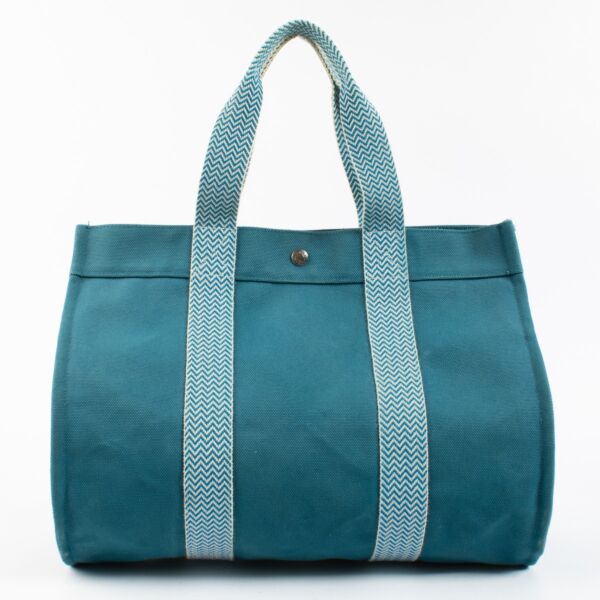 Hermès Blue Canvas Cannes MM