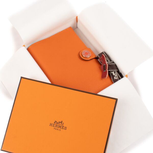Hermès Orange R.M.S. Passport Holder