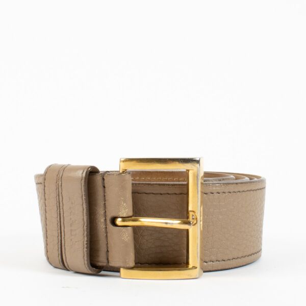 shop 100% authentic second hand Prada Grey Belt - Size 85 on Labellov.com