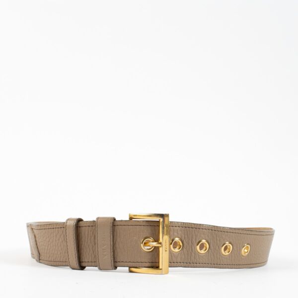 Prada Grey Belt - Size 85