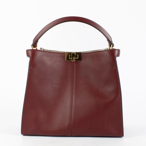 Fendi Boloro Peekaboo X-lite Medium Bag for the best price at Labellov secondhand luxury in Antwerp and Knokke.