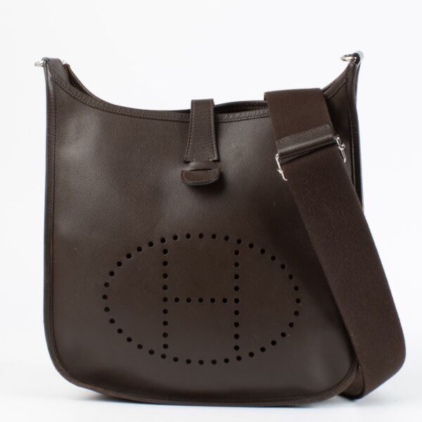 Authentic Preloved Hermès Evelyne III 29 Ebene Epsom PHW on Labellov.com