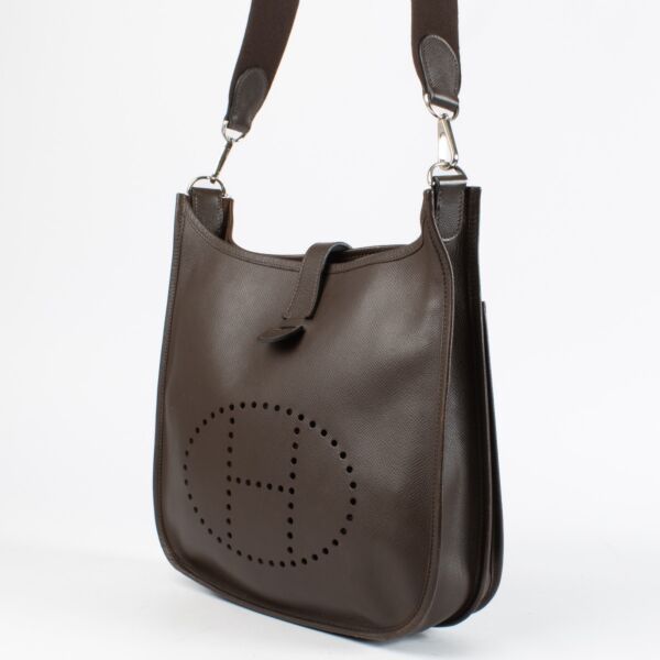 Hermès Evelyne III 29 Chocolat Epsom PHW