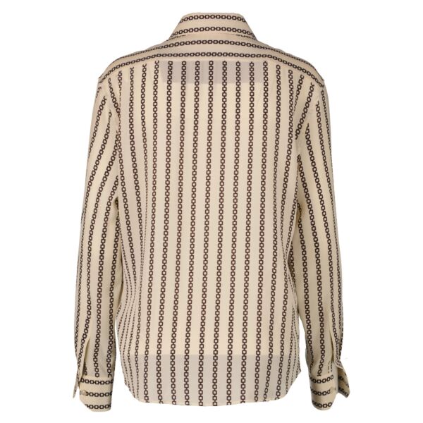 Celine Printed Silk Blouse - FR38