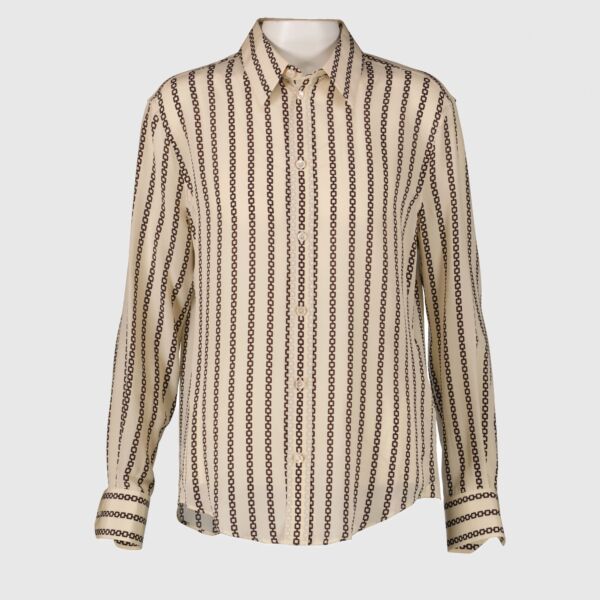 Celine Printed Silk Blouse - FR38