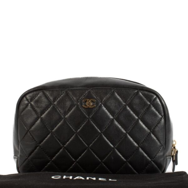 Chanel Black Cosmetic Pouch