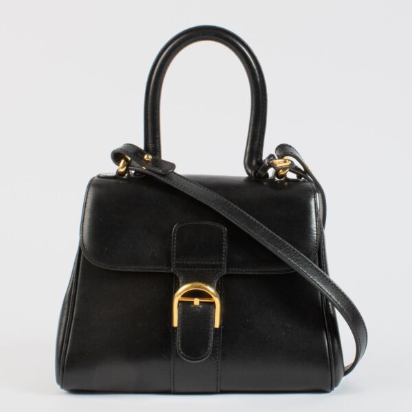 Delvaux Black Leather Vintage Brillant Mini