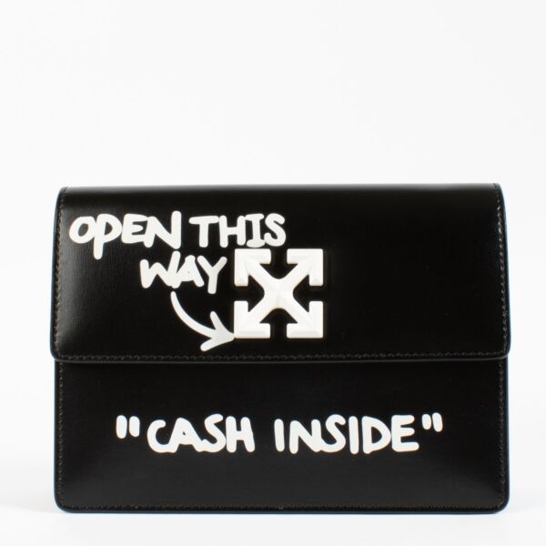 Off-White Black Jitney 2.0 Crossbody Bag