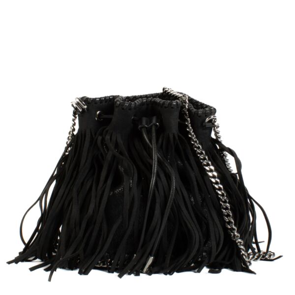 Shop safe online at Labellov in Antwerp, Brussels and Knokke this 100% authentic second hand Stella McCartney Black Bucket Bag