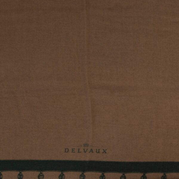 Delvaux Military Green Cashmere-silk Blend Scarf