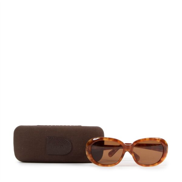 Delvaux Tortoise 1016 Oval Sunglasses
