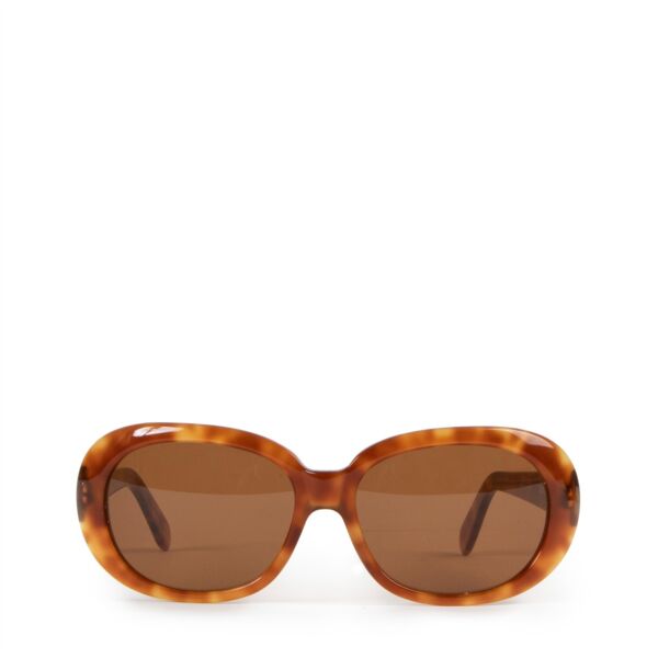 Second hand Delvaux Tortoise 1016 Oval Sunglasses at Labellov