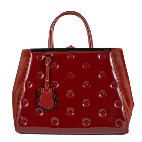 Fendi Red Pony Hair 2Jours Bag