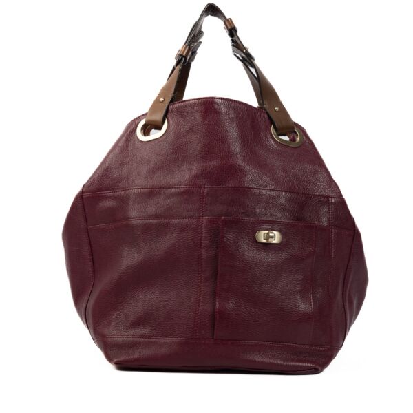 Marni Purple Leather Shoulder Bag