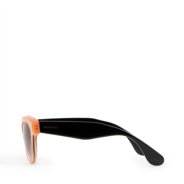 Miu Miu Glitter Orange Sunglasses