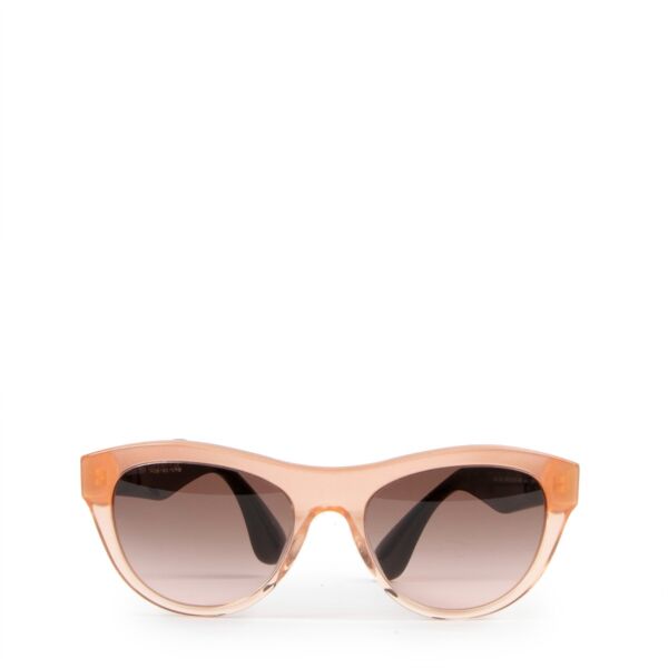 Miu Miu Glitter Orange Sunglasses