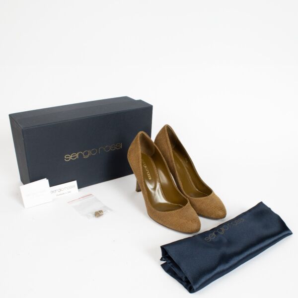 Sergio Rossi Beige Pumps — Size 36.5