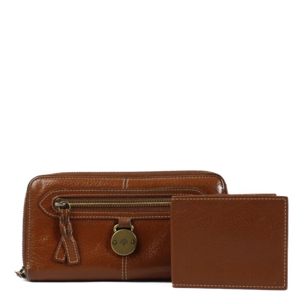 Mulberry Tan Somerset Long Wallet