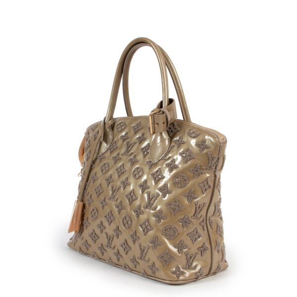 Louis Vuitton Autumn/Winter 2011 Limited Edition Beige Monogram Fascination Lockit Bag