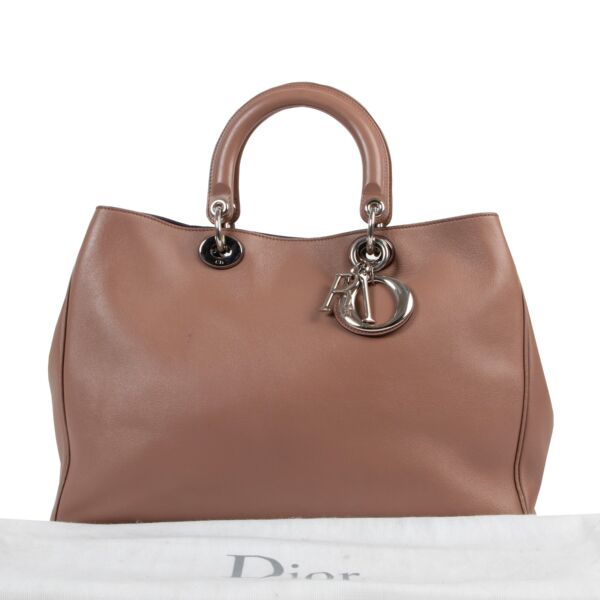 Christian Dior Dusty Pink Diorissimo Large Tote Bag