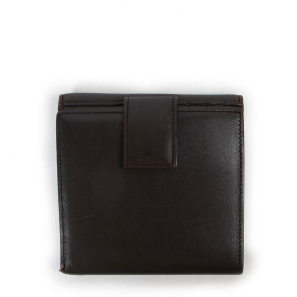Delvaux Chocolate Brown Leather Wallet