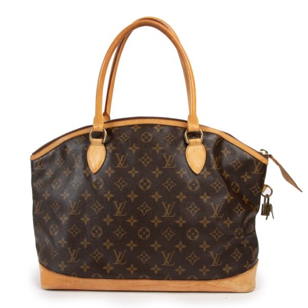 Shop authentic second hand designer vintage Louis Vuitton Horizontal Lockit Monogram Canvas Bag at Labellov