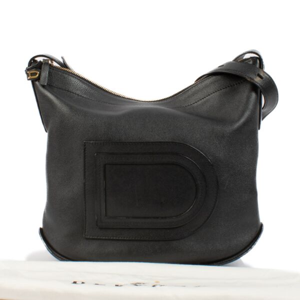 Delvaux Black Pin Baudrier Crossbody Bag